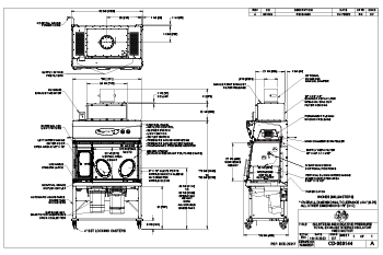 NU-NTE800-400 CACI Drawing | NuAire