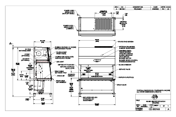 NU-581-500 with Automatic Base Stand Drawing