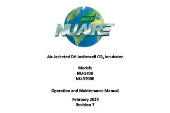 OM0250 NU-5700 and NU-5700E CO2 Incubator Manual