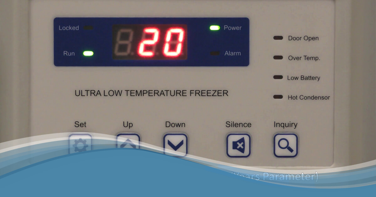 Set Date & Time Stamp on Blizzard NU-99100J Freezer | NuAire