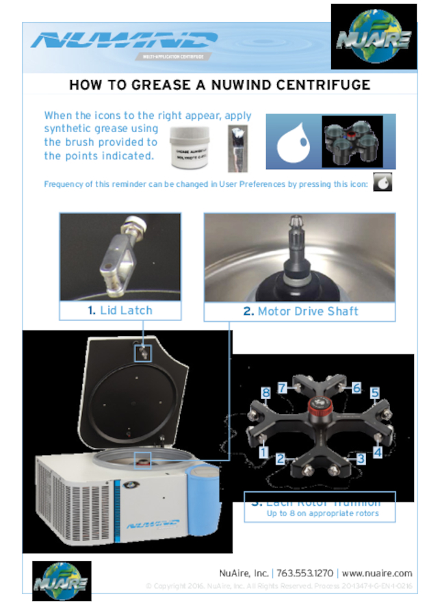 How to Grease Your Centrifuge