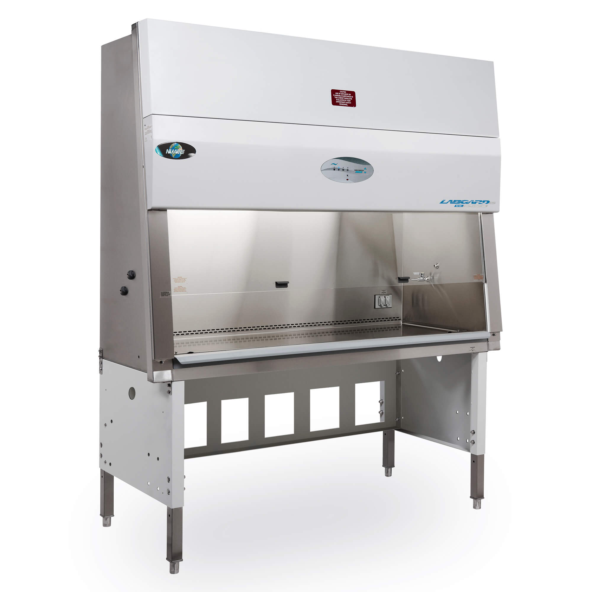 Right-facing configuration of the NuAire NU-540-600 Class II Type A2 Biosafety Cabinet, 6-foot model.