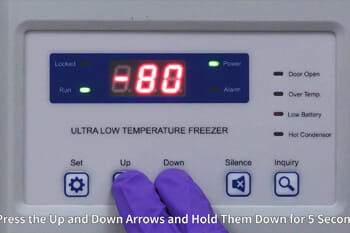 Blizzard NU-99100J Ultralow Freezer Changing the Language of Data for Export