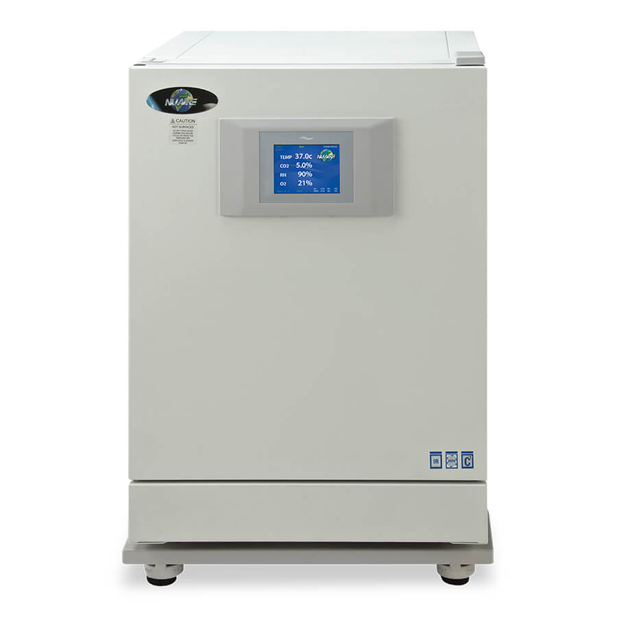 NU-5741 CO2 Incubator closed straight on 1582 base