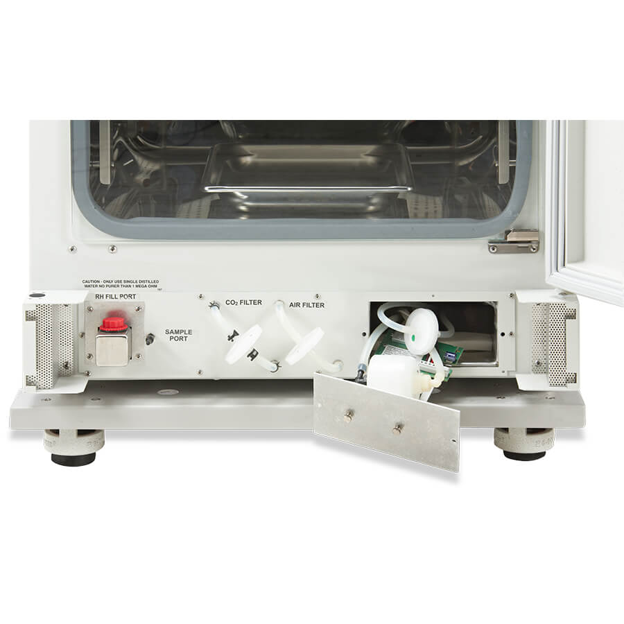 CO2 Incubator model NU-5820 HEPA filters and water reservoir location