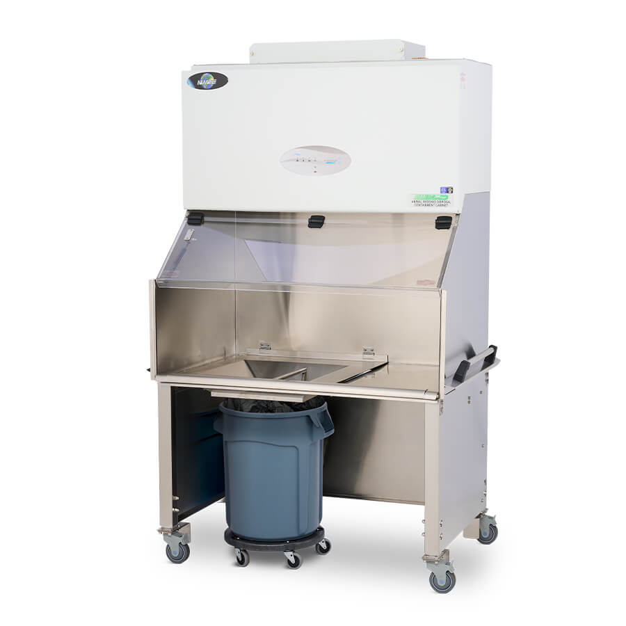 NuAire NU-608 animal refuse workstation cage dump station