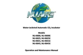 OM0253 Water-Jacketed CO2 Incubator Manual