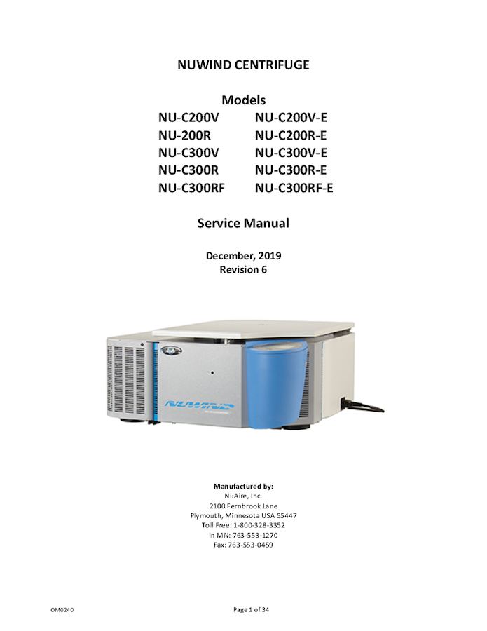 NU-C200/E and NU-C300/E Service Manual