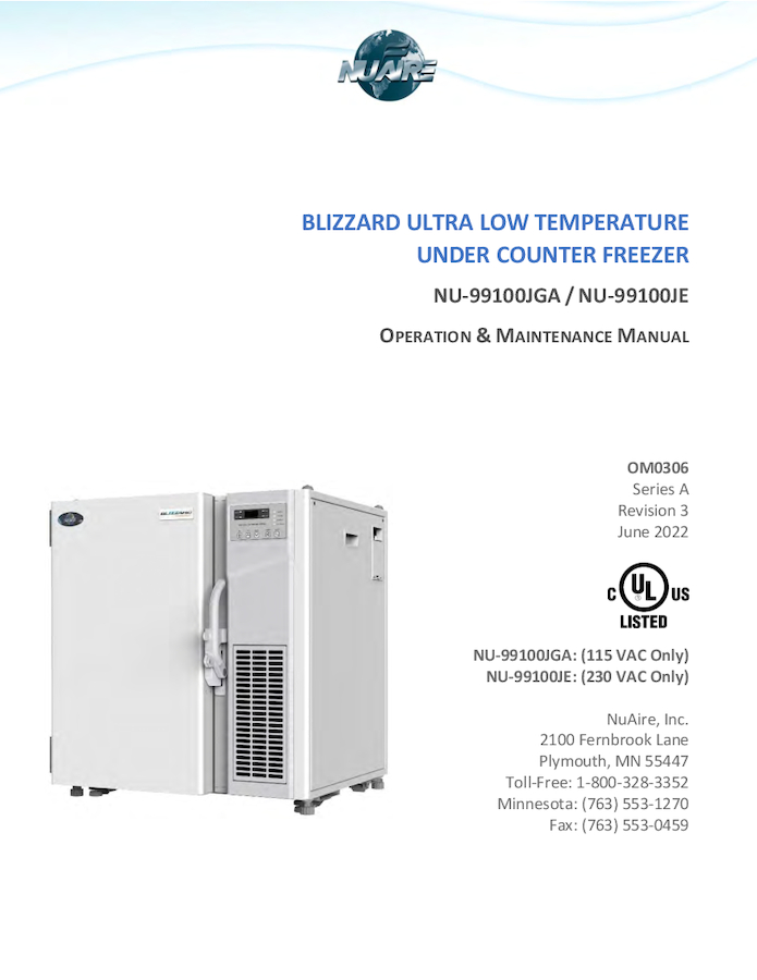 NU-99100J Blizzard ULT User Manual