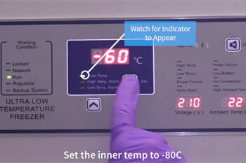 Effortlessly Set Your Blizzard Ultralow Freezer to Setpoint Temperature