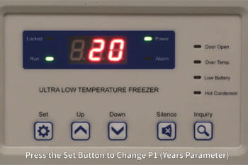 Setting Time and Date Settings on Your Blizzard NU-99100J Ultralow Freezer