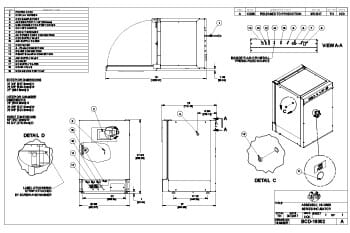 Water Jacket CO2 Incubator Drawing