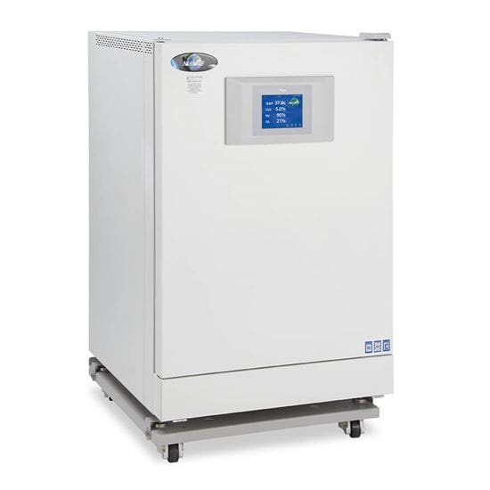 Direct Heat CO2 Incubator NU-5841 with humidity and oxygen control on NU-1582 platform base